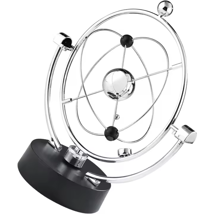 Arte Vía Láctea Oscilación Pelota Escritorio Celestial Cuerpo Cinético Movimiento Orbital Wiggler Eléctrico - 1