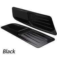 Nueva Decorativa Inclinación De Aire Para Coche Universal En Fibra De Carbono / Negro Adorno Para Parachoques De Capó Ventosa De Cubierta Estilo Y Decoración - details 10