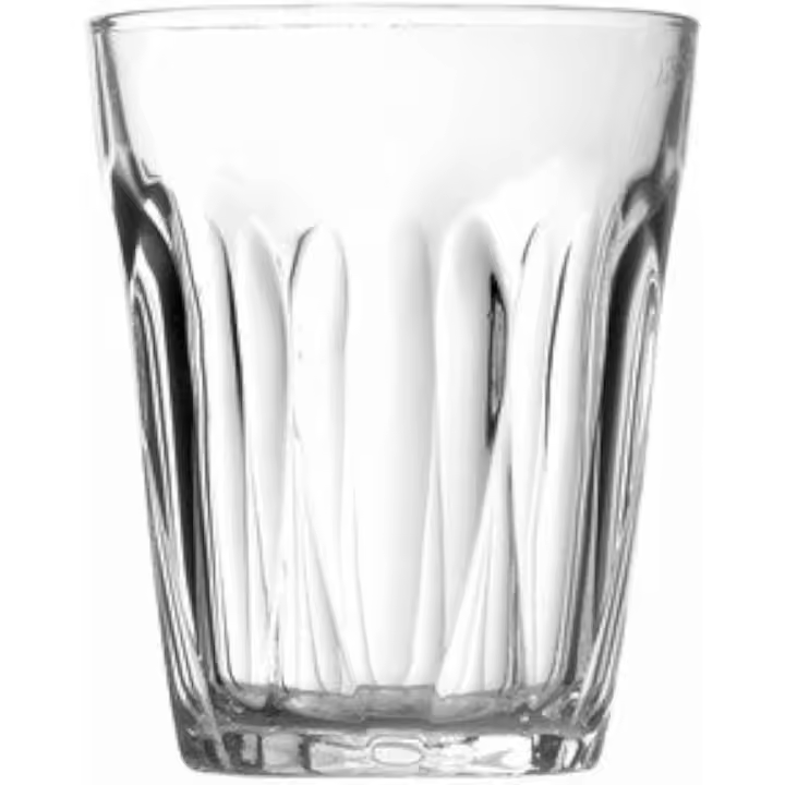 DURALEX Set de 12 vasos 130 ml, color gris "PROVENCE", alta calidad, resistente a golpes y arañazos - 1