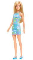 MATTEL - Barbie -  Muñecas quitan la imaginación con vestidos únicos con coloridos estampados del logotipo de Barbie - Idea regalo - details 0