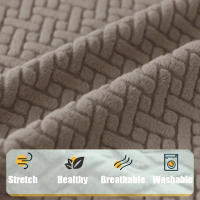 Cubierta De Silla Jacquard Talla XL Stretch Para Comedor Anti Suciedad Fundas De Asiento Modernas Para Bodas Y Cocinas - details 4