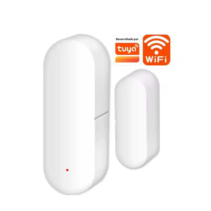 Sensor De Puerta Inteligente Tuya WiFi Compatible Con Alexa Y Google Home Notificaciones De Apertura/Cierre De Puerta Para Hogar Inteligente - 1