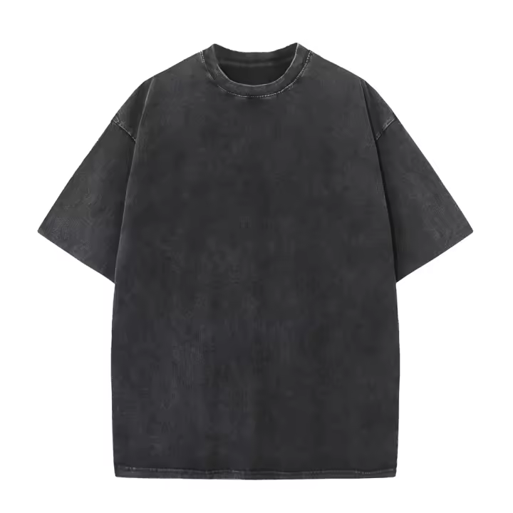 Camiseta De Algodón Americanas Para Hombre Tallas Grandes Verano Vintage Camisetas Lavadas Casual Manga Corta Tops Básicos - 1
