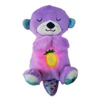 Oso De Peluche Para Bebé Con Música Y Luz Companion De Sueño Suave Otters Soothing Regalo Para Niños Y Niñas Relleno De Algodón PP - details 22