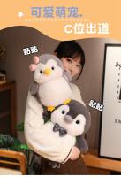 Peluche De Pingüino Suave Y Graso Juguete De Pareja Adorable Peluche De Peluche De Pingüino Para Decoración Del Hogar Regalo De Cumpleaños - details 3