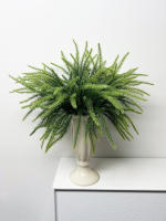 Corona De Piñon Artificial De Navidad De 45 CM Ramas Verdes Falsas De Pino Norfolk Para Decoración Interior De Hogar Y Exteriores - details 7