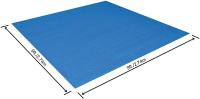 Tapiz de suelo protector cuadrado (manto/lona) de plástico Bestway para la protección de la base de piscinas desmontables, evita pinchazos. Distintos tamaños disponibles - details 6