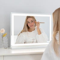 Flamingueo Espejo Maquillaje con Luz - Espejo Tocador Tira Led Tocador de Maquillaje con Luz 3 Modos Vanity Mirror Espejo Led Maquillaje Blanco - details 0