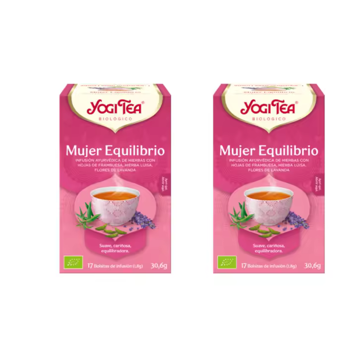 Té Mujer Equilibrio  Packs 2  Respiración para equilibrar la energía mental  YogiTea - 1