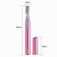 Afeitadora Eléctrica De Cejas Cuchilla Trimmer De Peluca Para Rostro Color Rosa Y Negro Incluye Cepillo Y Peine Para Cejas - details 6