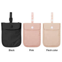 Billetera Oculta Para Mujer Color Sólido Segura De Viaje Con Cierre De Flap Funda De Dinero En Cinturón Antipickpocket De Algodón Para Valores - details 5