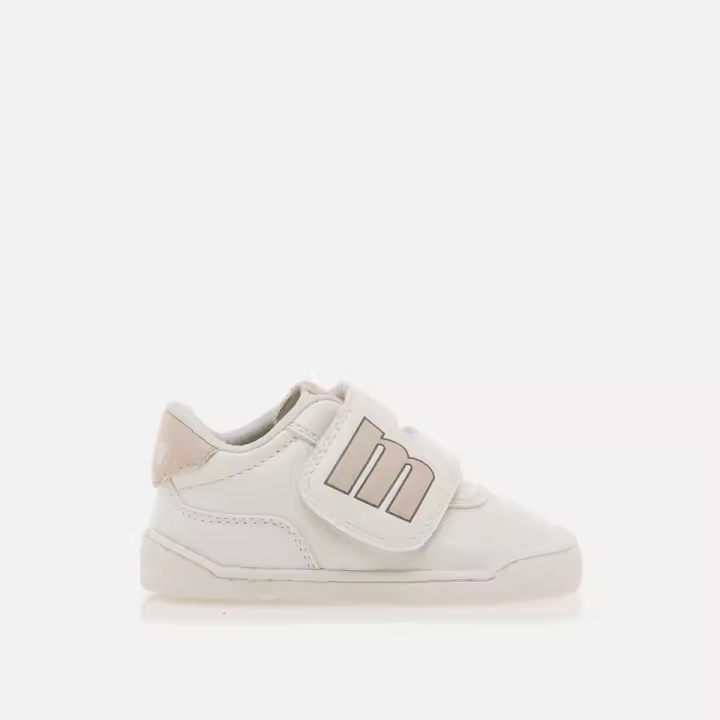 Deportivas Respetuosas Mustang Free blanco con detalle en rosa - 1