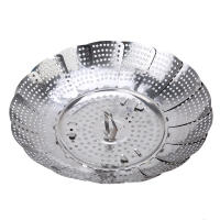 Plato De Almizclador Multifuncional De Acero Inoxidable Con Retráctil Y Plegable Cesta De Almizclador Para Verduras Y Frutas - details 2