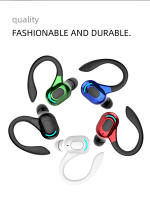 Auriculares Bluetooth 5.2 Inalámbricos Impermeables Con Micrófono Mini Hooks Para Oídos Estéreo HiFi Música Para Teléfono Auriculares Deportivos Con Cancelación De Ruido Activa - details 12