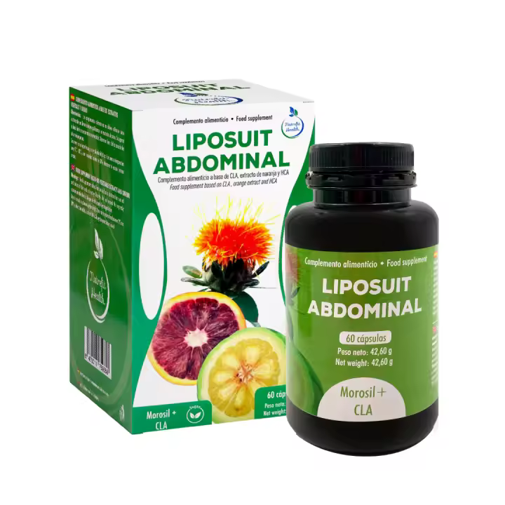 Nutrefit Health Liposuit Abdominal - Reductor de Grasa Abdominal y Optimizador del Metabolismo 100% vegetal - 1