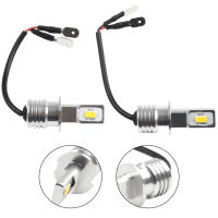 Kit De Conversión De Faros Antiniebla LED H3 2 Piezas Luz Amarilla Super Brillante 3000K 80W Vida Útil De 50000H 2000LM Para Automóvil - details 3