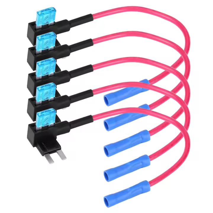 Kit De Fusibles Y Adaptadores De Circuito Para Coche Tipo Micro Mini Estándar Soporte De Autobús 15A Con Portafusible - 1