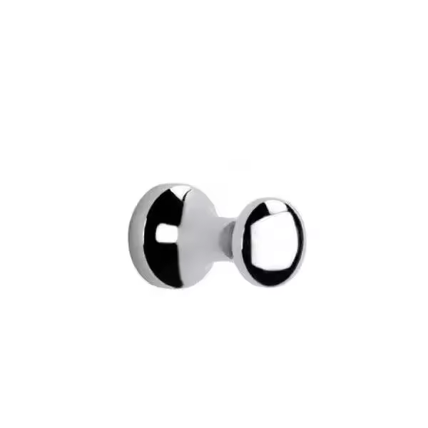 Unisan LUXE colgador baño cromo 18 mm diámetro diseño moderno - 1