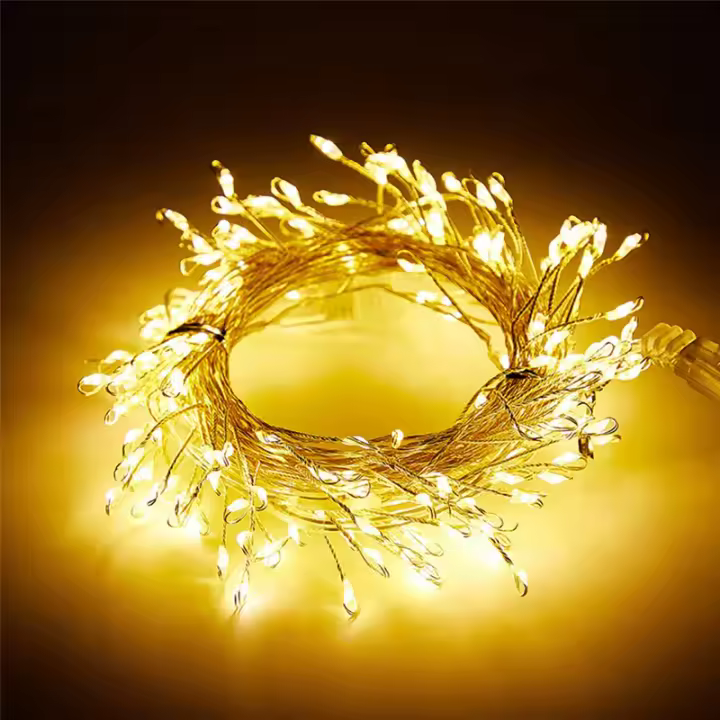 Luces De Fairy LED En Hilo De Plata 36M Para Exteriores Decoración De Jardín Fiesta Boda Navidad IP44 Impermeables - 1