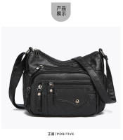 Bolso de hombre para Mujer, de Piel sintética, con textura de gran capacidad, moda, sencillo, para Madres de Mediana Edad. - details 25