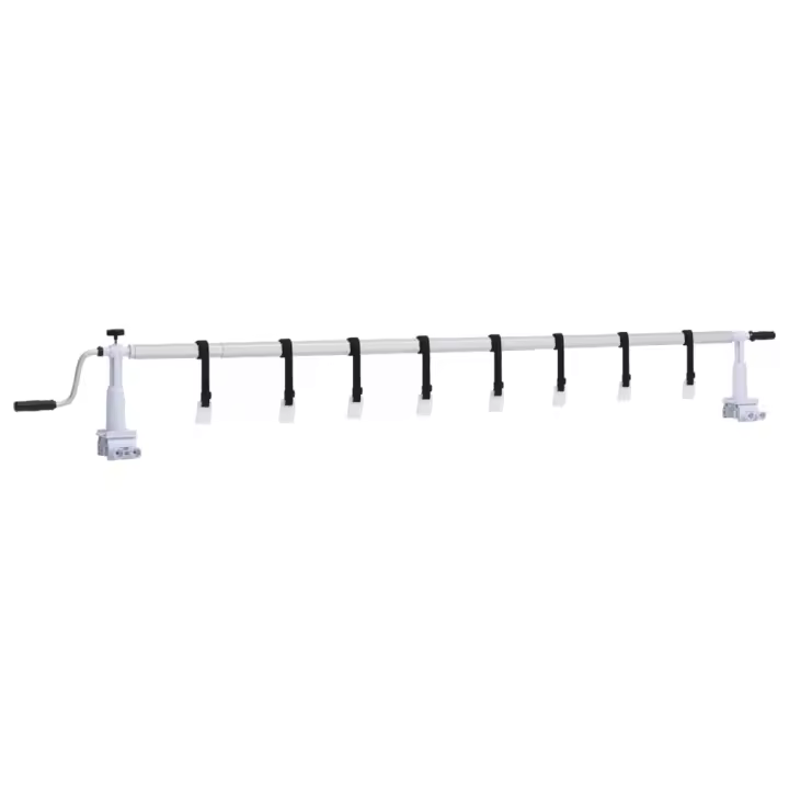 vidaXL Enrollacobertor de piscina con base de plástico - 1