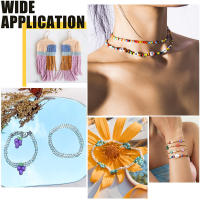 Kit De Hilo De Vidrio Pequeño 2mm Para Pulseras Colores Variados Artesanía Para Creación De Joyería DIY Kit De Contas - details 5