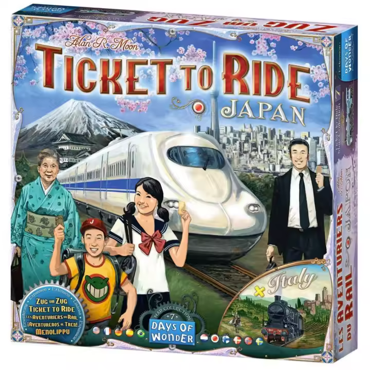 Asmodee - ¡Aventureros al Tren! Japón e Italia - 1