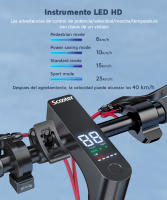 Patinete eléctricos ISCOOTER  i10 - Neumático de 10 pulgadas 650W 40km/h 15Ah Capacidad de peso 120 kg Negro - details 3