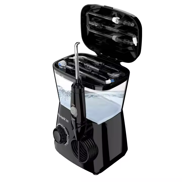 Irrigador Dental Aquapik 100 + Pasta Dental Blanqueadora Opalescence de Regalo - 1