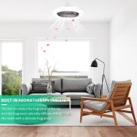 Ventilador de techo con Luz LED regulable 30W, lámpara E27 y Mando a Distancia, 3 velocidades, ventilation de Dormitory Modern Y Silencioso - details 1