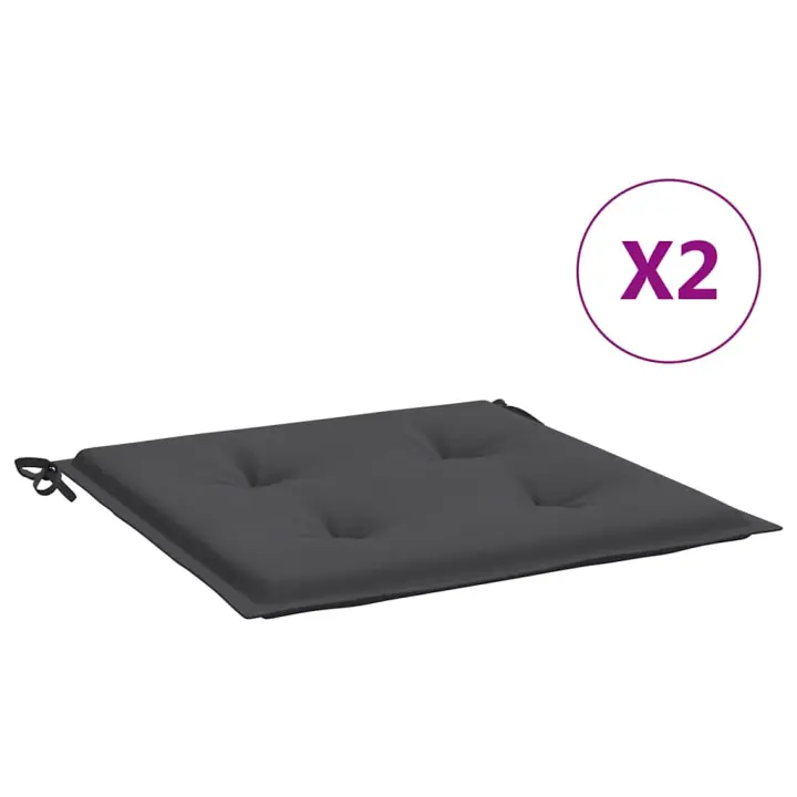 Fundas de jardín 2 UDS Tela Oxford antracita 40x40x4 cm - 1