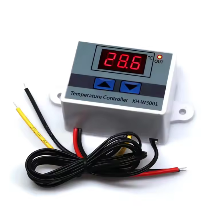 Controlador De Temperatura Digital LED 12V 24V 110V 220V W3001 Termostato Control Switch Probing XH-W3001 Para Electrónica - 1