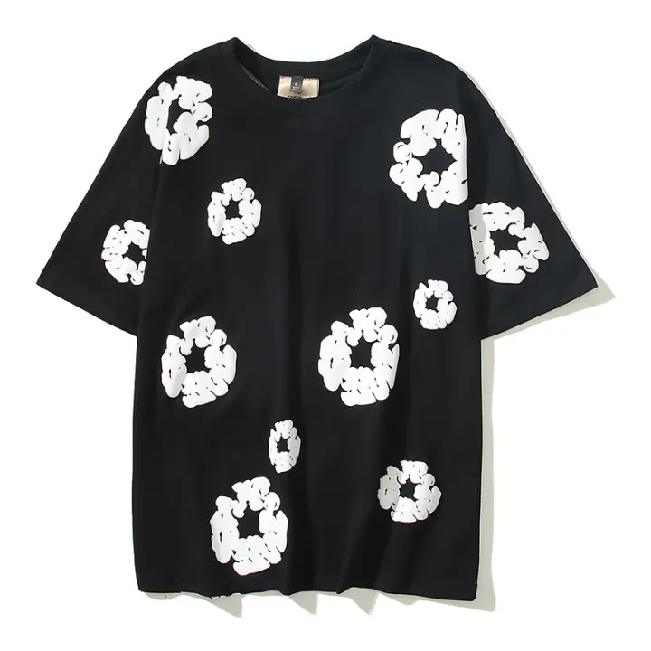 Summer Men Shorts Flower Print Drawstring Elastic Waist Loose Pockets Pleated Vacation Beach Sport Casual Homewear Short Pants - 1