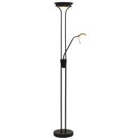 vidaXL Lámpara LED de Pie Regulable Potencia 23W Iluminación Decoración Hogar Color Negro,  Plateado, y mas - details 0