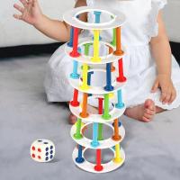 Juego De Mesa Educativo Para Niños Torre De Equilibrio Juego Interactivo Familiar Para Fiestas Crazy Crash Tower Regalo - details 6
