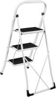 Escalera Plegable Portátil de 3 Escalones de Acero 150kg | Cocinas y Casa Doméstica - details 1