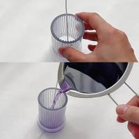 Molde De Vela Cilíndrica Para DIY Con Rayas Plástico Duradero Y Fácil De Librar Para La Fabricación De Velas De Forma Cilíndrica Y Topo Plano - details 2