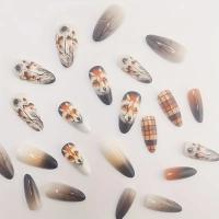 24 Piezas De Arte De Uñas Con Diseño De Zorro Realista Y Misterioso Estilo Y2K Adhesivo De Resina Para Manicura Express - details 2