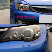 2PCS Tapa De Bombín De Lavado Para Faros Delanteros De Subaru Impreza WRX STI 2008-2011 Cubierta De Punta De Agua De Parachoques Material Plástico No Pintado - details 0