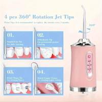 Bañera De Agua Eléctrica Con Chip Inteligente Control Preciso De La Presión Para Limpieza Profunda De Dientes Y Gums Oral Irrigator - details 3