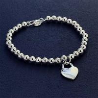 Pulsera de Plata Esterlina 925 con Cuentas de Buda Encanto de Tarjeta de Corazón Moda para Mujeres - details 0