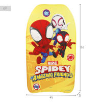 Spidey y su superequipo - Tabla bodyboard infantil con diseño original, fabricada en espuma EVA ligera y resistente, Marvel, tamaño 82x45x5 cm, recomendada a partir de 3 años - details 3