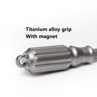 Mini Destornillador De Aleación De Titanio Con Cabeza De Destornillador De Acero S2 Y Llavero De Acero Inoxidable EDC Herramienta Pequeña Portátil Pendant Key - details 2