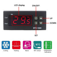 Controlador De Temperatura Digital LED STC-1000 Para Incubadora Y Refrigerador Termostato Regulador De Calor Y Frío 220V - details 3