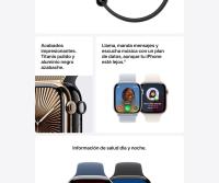 Apple Watch Series 10, GPS, Caja de Aluminio de 42mm y 46mm, Correa Loop deportiva Color Azul Nube - details 2