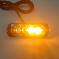 Luz De Advertencia Estroboscópica LED Para Coche Camión Remolque 1/2Pcs 4LED Luz De Emergencia Intermitente Universal Para Automóviles Y Motocicletas - details 10