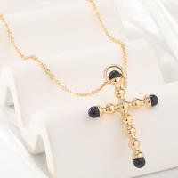 Encanto Collar con colgante de cruz creativo y personalidad de moda para mujer. - details 4