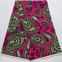 Tela De Estilo Nigéria Ghana Poliéster De Alta Calidad 6 Yardas 2025 Real Ankara Wax Lace Para Vestido De Fiesta Para Mujeres - details 19