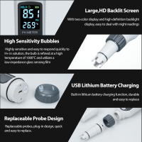 Medidor De pH Digital SMART SENSOR PH828+ Impermeable Para Prueba De Calidad Del Agua Adecuado Para Bebida Piscina Y Hidroponía - details 8