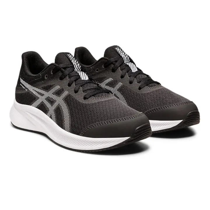 Zapatillas Asics Patriot 13 Gs Grafito Blancas 1014A267-020 Running Niño Niña - 1